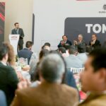 #Durango. Vienen buenos tiempos para Durango y la obra debe quedarse en manos duranguenses, aseguró el Gobernador Esteban durante toma de protesta de la CMIC 2026-2028*