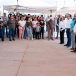 #Durango. Esteban Villegas y Carmelo Fernández inician pavimentación de la calle Lucio Rosales, que funcionará como periférico interno de Guadalupe Victoria*