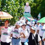 #Campañas. VERO MARTÍNEZ REALIZA TOCA TOCA EN LA COLONIA CAROLINAS