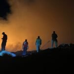 #Lerdo. CONTROLA PROTECCIÓN CIVIL Y BOMBEROS INCENDIO EN RELLENO SANITARIO*