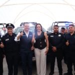 #Lerdo. SUSY TORRECILLAS RECIBE PATRULLAS Y EQUIPAMIENTO DE SEGURIDAD POR PARTE DEL GOBERNADOR*