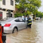 #Lerdo. PROTECCIÓN CIVIL DESPLIEGA OPERATIVO EN ATENCIÓN A LA POBLACIÓN POR LLUVIAS*